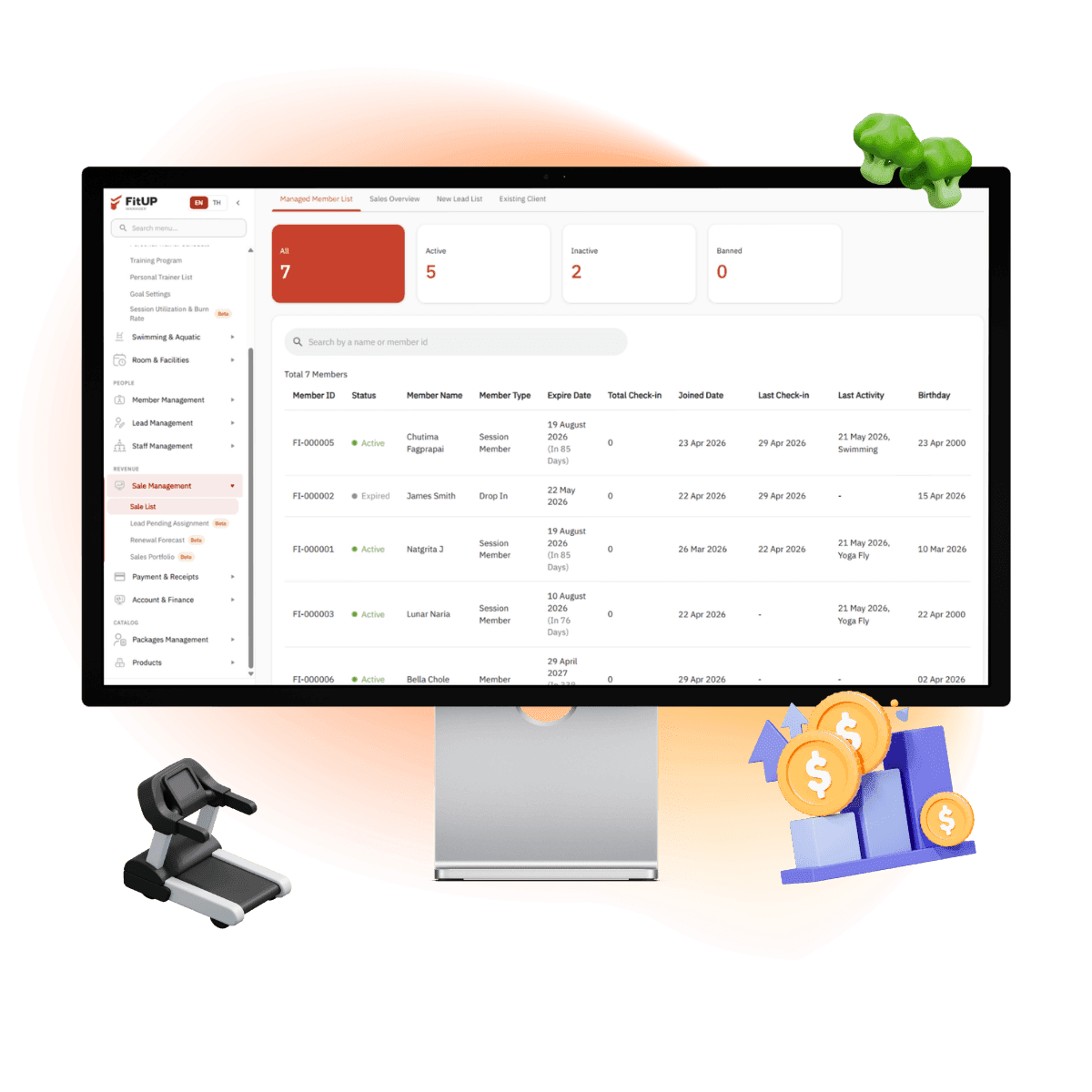 FitUP Sales - Lead Pipeline
